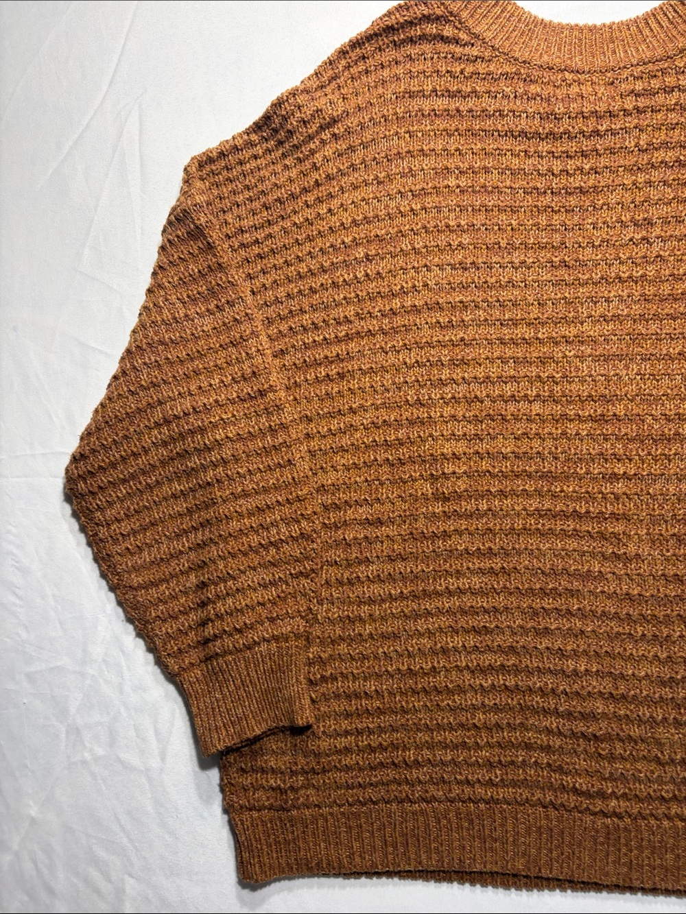 Universal Thread Marled Rust-Brown Knit Sweater - Picture 6 of 6